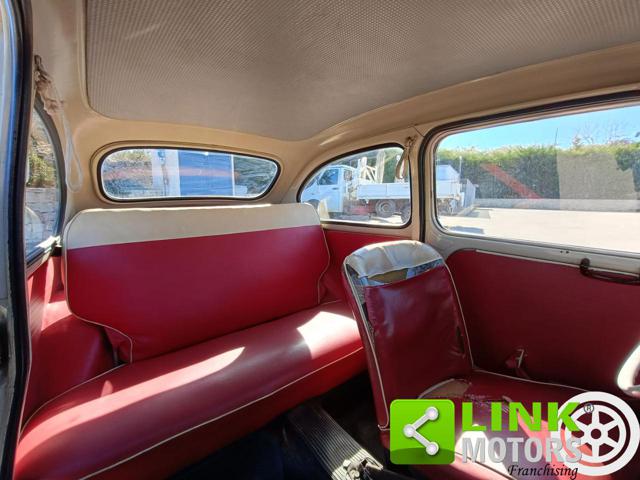 FIAT 600 LIBRETTO E TARGHE ORIGINALI - foto 35