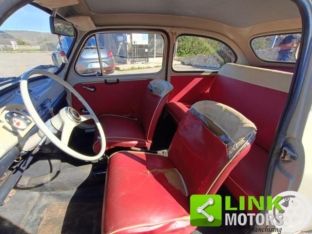 FIAT 600 LIBRETTO E TARGHE ORIGINALI - foto 10