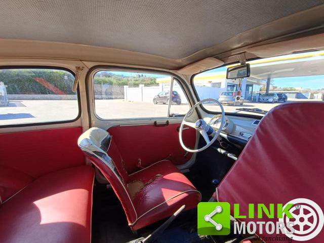 FIAT 600 LIBRETTO E TARGHE ORIGINALI - foto 14