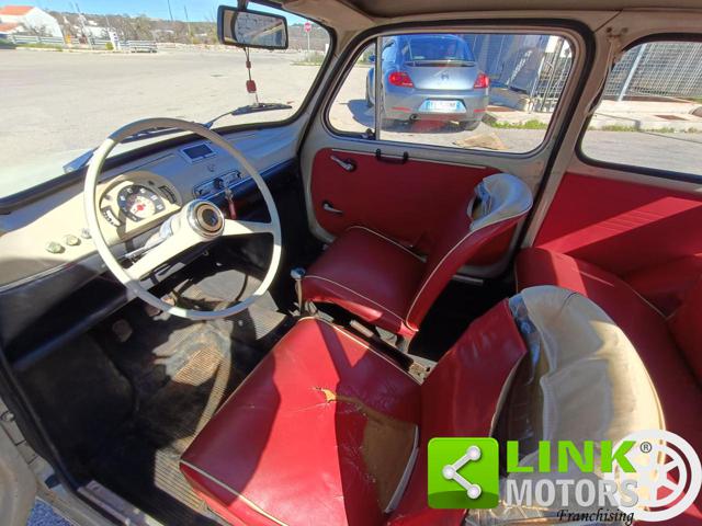 FIAT 600 LIBRETTO E TARGHE ORIGINALI - foto 30