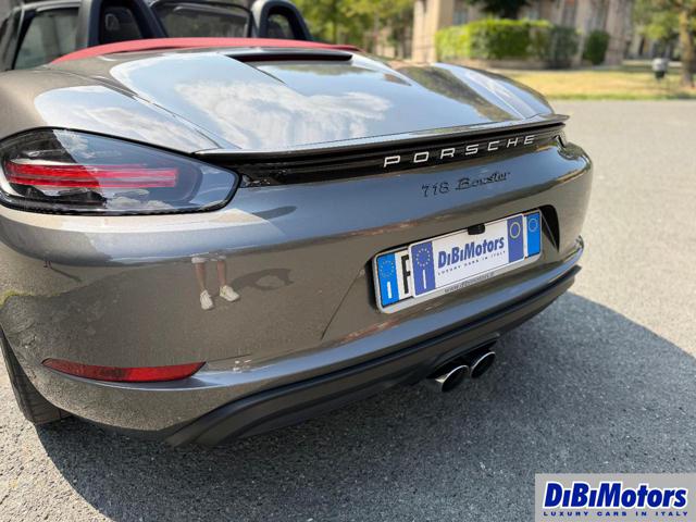 PORSCHE 718 SPYDER 2.0 T GRIGIO AGATA CAPOTTE ROSSA - foto 7