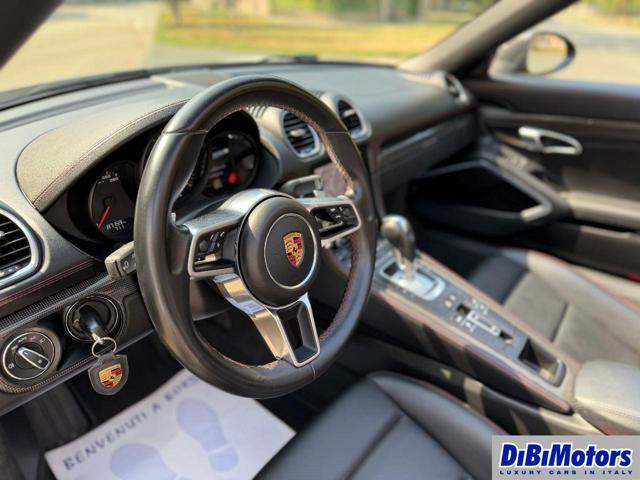 PORSCHE 718 SPYDER 2.0 T GRIGIO AGATA CAPOTTE ROSSA - foto 15