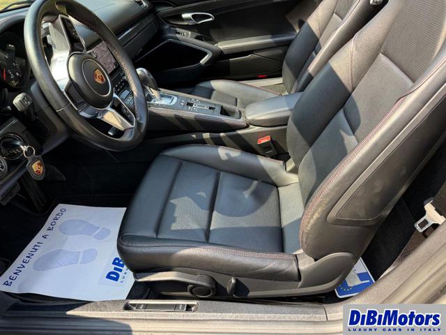 PORSCHE 718 SPYDER 2.0 T GRIGIO AGATA CAPOTTE ROSSA - foto 10