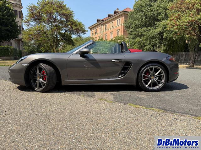 PORSCHE 718 SPYDER 2.0 T GRIGIO AGATA CAPOTTE ROSSA - foto 23