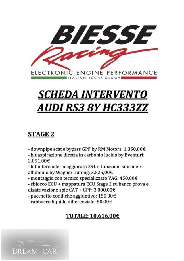 AUDI RS3 SPB QUATTRO STAGE2 FRENI CARBO-G - foto 20