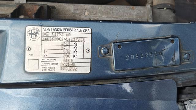ALFA ROMEO 75 1.6 CARBURATORE +IMPGPL - foto 24