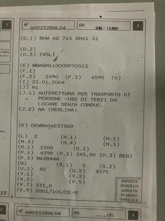 BMW 745 LI CAT HIGH SECURITY - foto 17