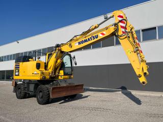 KOMATSU PW180 ESCAVATORE GOMMATO usato