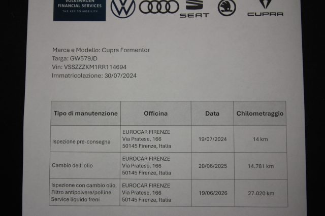 CUPRA FORMENTOR 1.4 E-HYBRID DSG - PREZZO REALE - foto 9