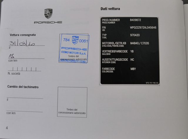 PORSCHE PANAMERA 4.8 4S SERVICE PORSCHE - PELLE T - foto 15