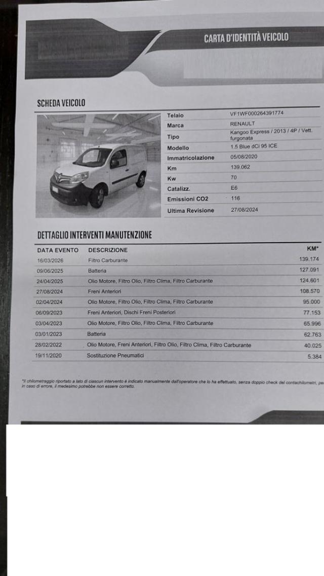 RENAULT KANGOO FURGONE BLUE DCI 95CV EXPRESS  I - foto 29