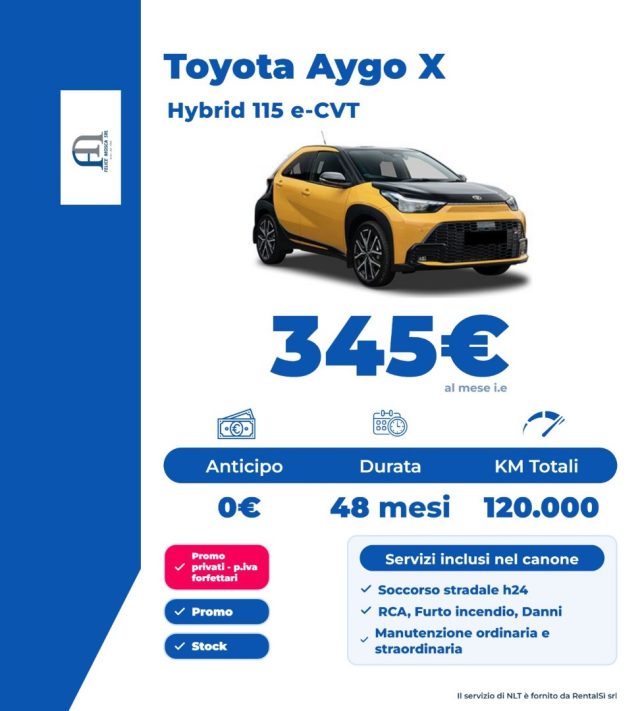 TOYOTA AYGO X 1.5 HYBRID 115 CV 5 PORTE