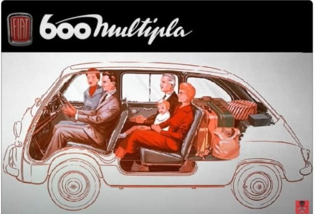 FIAT MULTIPLA 600D ITALIANA DA SEMPRE**TARGHE  - foto 14