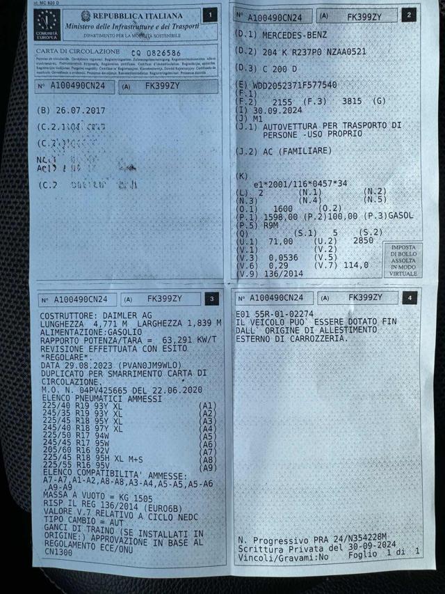 MERCEDES-BENZ C 200 D S.W. AUTO PREMIUM - foto 17