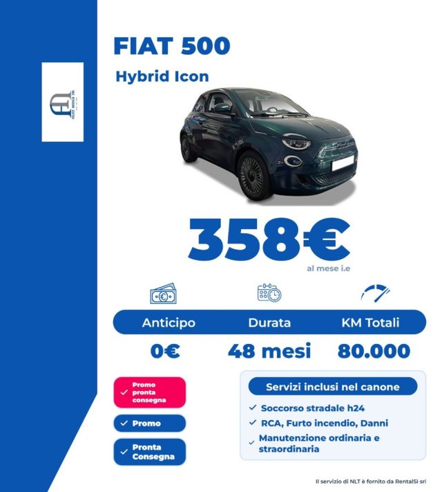 FIAT 500 BERLINA HYBRID ICON - foto 4