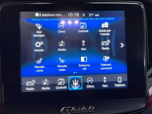 MASERATI GHIBLI 3.0 V6 DS 275CV AUTO-LEGGI SOTTO - foto 37