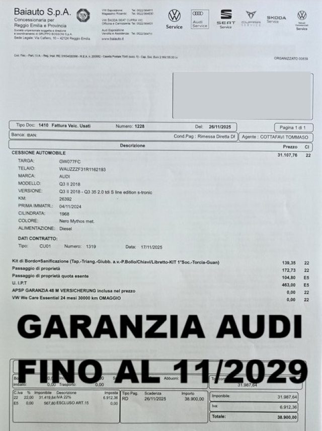 AUDI Q3 2.0 35 TDI S TRONIC S LINE PERMU - foto 15