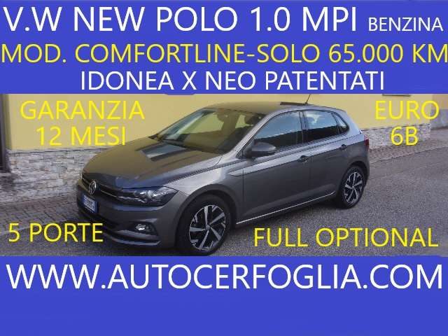 VOLKSWAGEN POLO VI  5P 1.0 MPI COMFORTLINE 75CV-