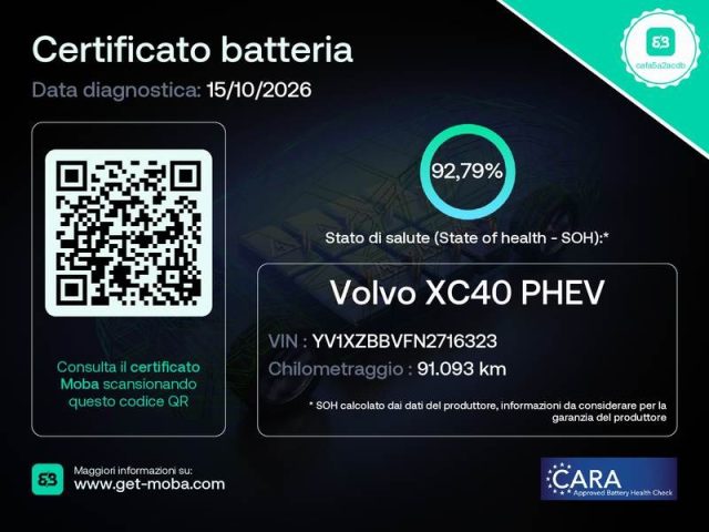 VOLVO XC40 T4 RECHARGE PLUG-IN HYBRID INSCR - foto 14
