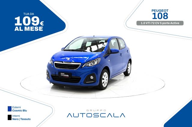 PEUGEOT 108 1.0 VTI 72 CV 5 PORTE ACTIVE