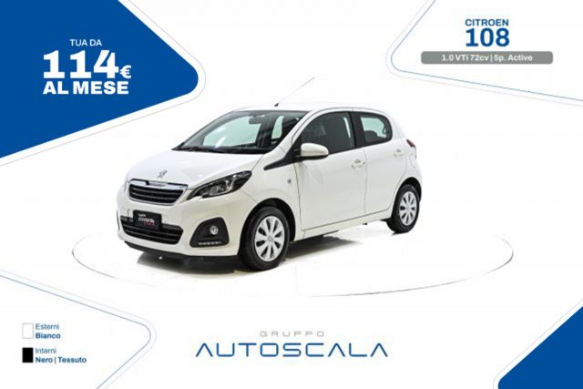 PEUGEOT 108 1.0 VTI 72CV 5 PORTE ACTIVE