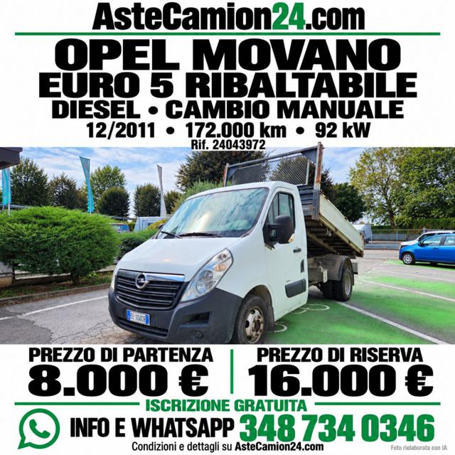 OPEL MOVANO EURO 5 RIBALTABILE ASTECAMION24.