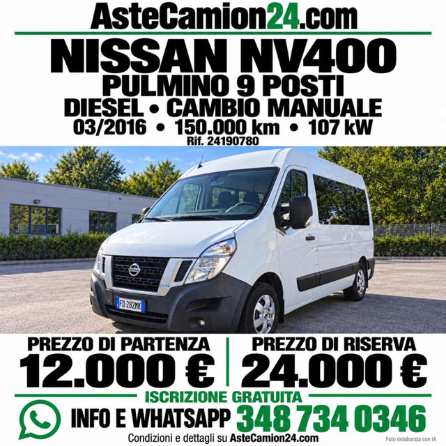 NISSAN NV400 PULMINO 9 POSTI ASTECAMION24.COM