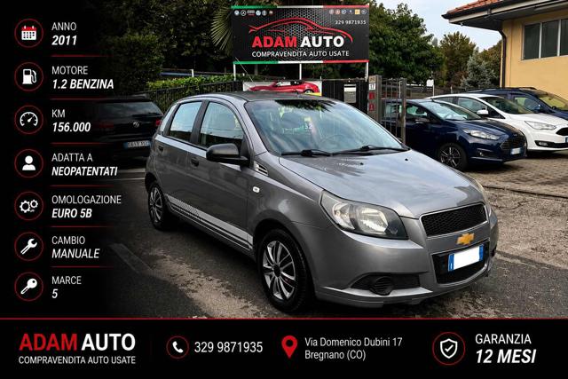 CHEVROLET AVEO 1.2 5 PORTE LT