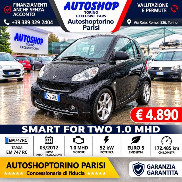 SMART FORTWO FORTWO II 1.0 MHD PASSION 71CV F