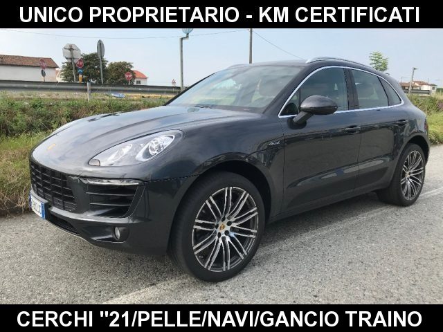 porsche macan 3.0 s diesel unico proprietario cerchi "21 anno 2016