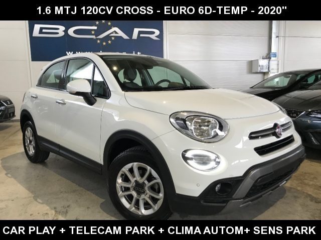fiat 500x 1.6 multijet 120cv cross +car play mirror +telecam anno 2020