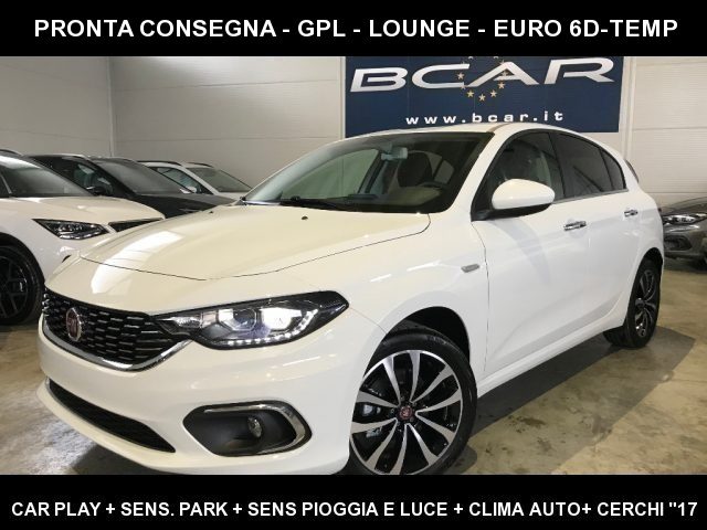 fiat tipo 1.4 5 p lounge gpl / "17 sport +carplay+clima auto anno 2020