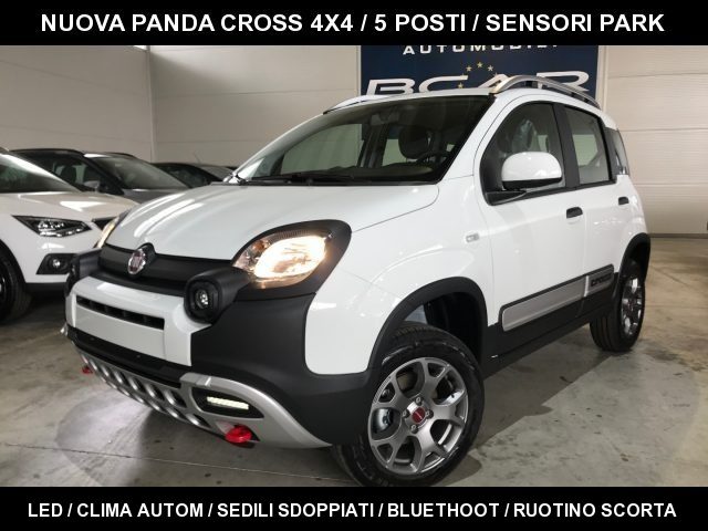 fiat panda cross 0.9 twinair turbo 4x4 /clima auto/sensori/ruotino anno 2020