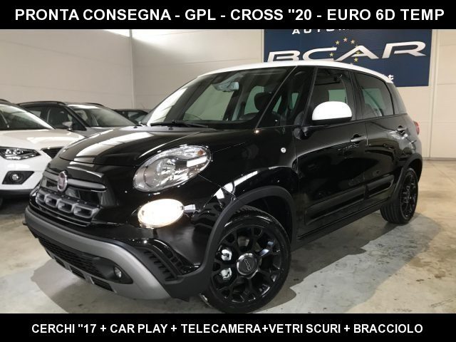 fiat 500l 1.4 95 cv gpl cross +"17 sport +telecam+car play anno 2020
