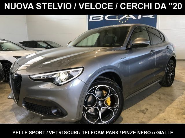 alfa romeo stelvio 2.2 td 210cv at8 q4 veloce cerchi "20 vetri scuri anno 2020
