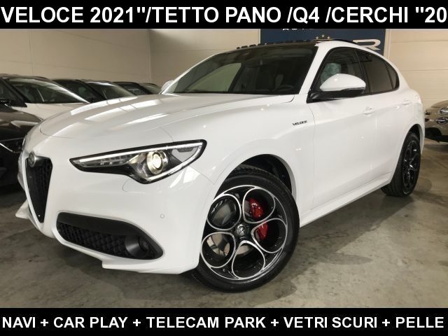 alfa romeo stelvio 2.2 td 210cv at8 q4 veloce 2021"/tetto/cerchi 20" anno 2021