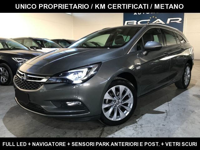 opel astra 1.4 t. 110cv ecometano sports tou. innovation +led anno 2018