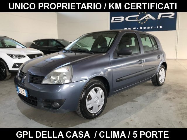 renault clio storia 1.2 5 porte gpl confort unico proprietario anno 2008