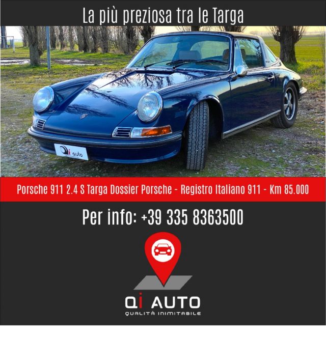 PORSCHE 911 2.4 S Targa Matching Number - Reg Ita Porsche Usato