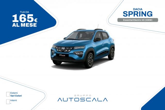 DACIA Spring Essential Electric 45 (33KW) Nuovo