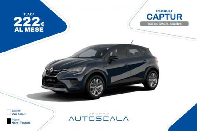RENAULT Captur TCe 100 CV GPL Equilibre Nuovo