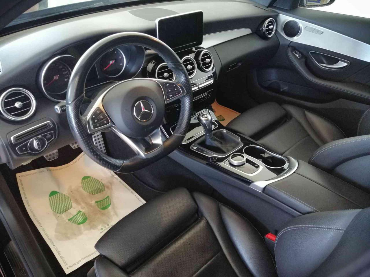 MERCEDES-BENZ C 200 d Premium - abitacolo-anteriore