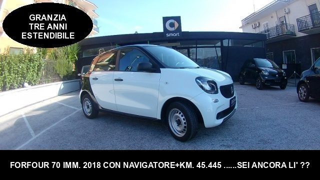 SMART ForFour 70 1.0 IMMATR. 2018+NAV.+GARANZIA TRE ANNI EST.* 