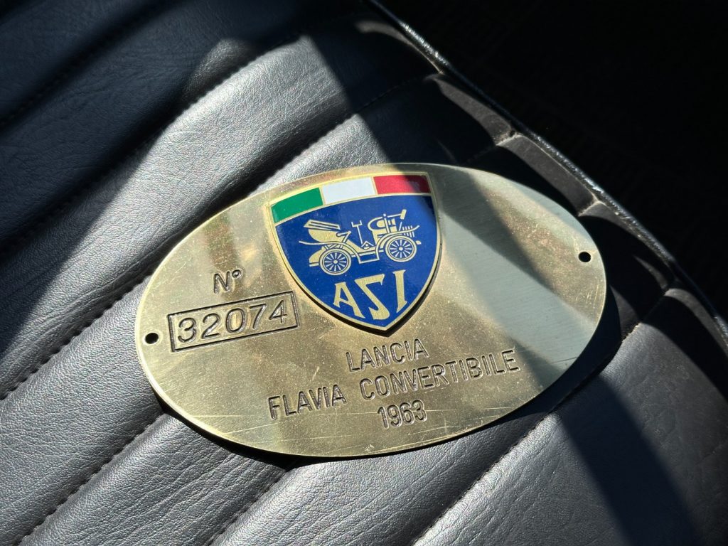 LANCIA Flavia Convertibile Vignale - TARGA ORO - 9