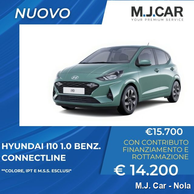 HYUNDAI i10 NUOVA I10 CONNECTLINE 1.0 BENZINA 