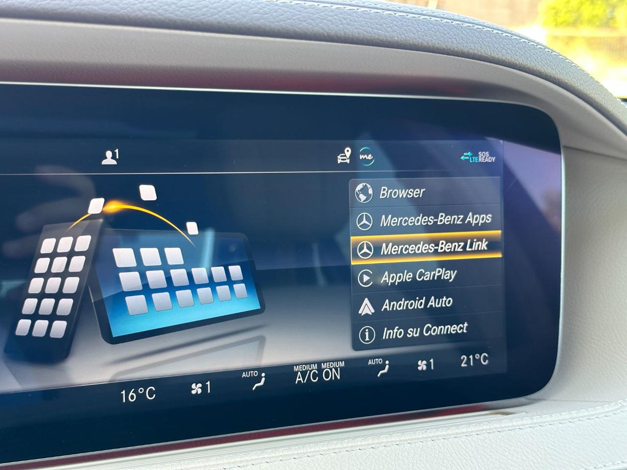 MERCEDES-BENZ S 350 d 4Matic Premium Plus - display-interno