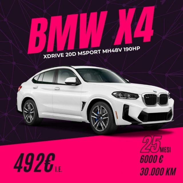 BMW X4 xDrive20d 48V Msport 