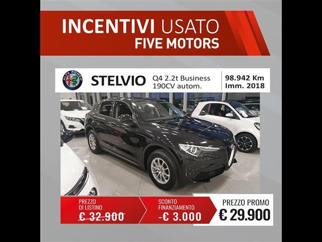 ALFA ROMEO Stelvio 2.2 t Business Q4 190cv auto my19 