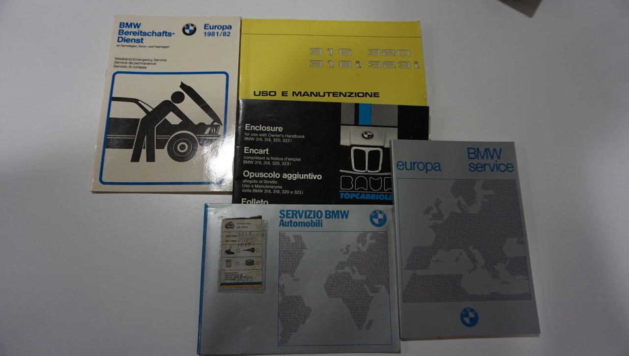 BMW 320 2 porte - documenti