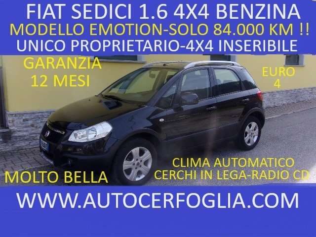 FIAT Sedici 1.6 16v Emotion 4x4 107cv-SOLO 84.000 KM !! 